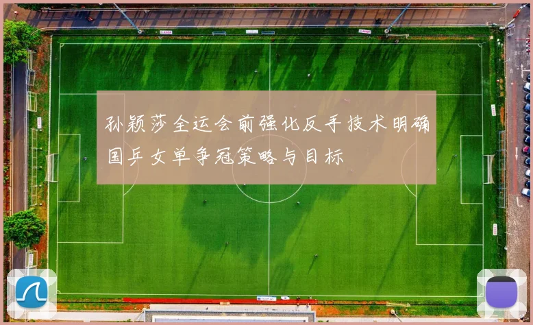 孙颖莎全运会前强化反手技术明确国乒女单争冠策略与目标